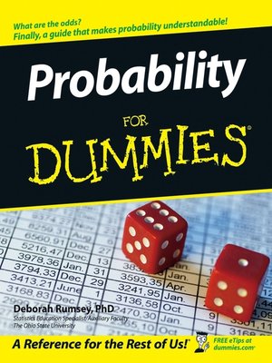 cover image of Probability For Dummies